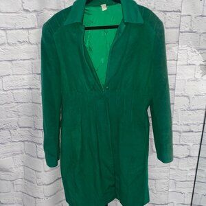 Vintage Versace Green Overcoat